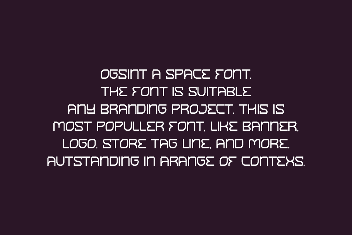 Gisalid - Space Font, a Sans Serif Font by QR Design Studio (Photo 4 of 10)