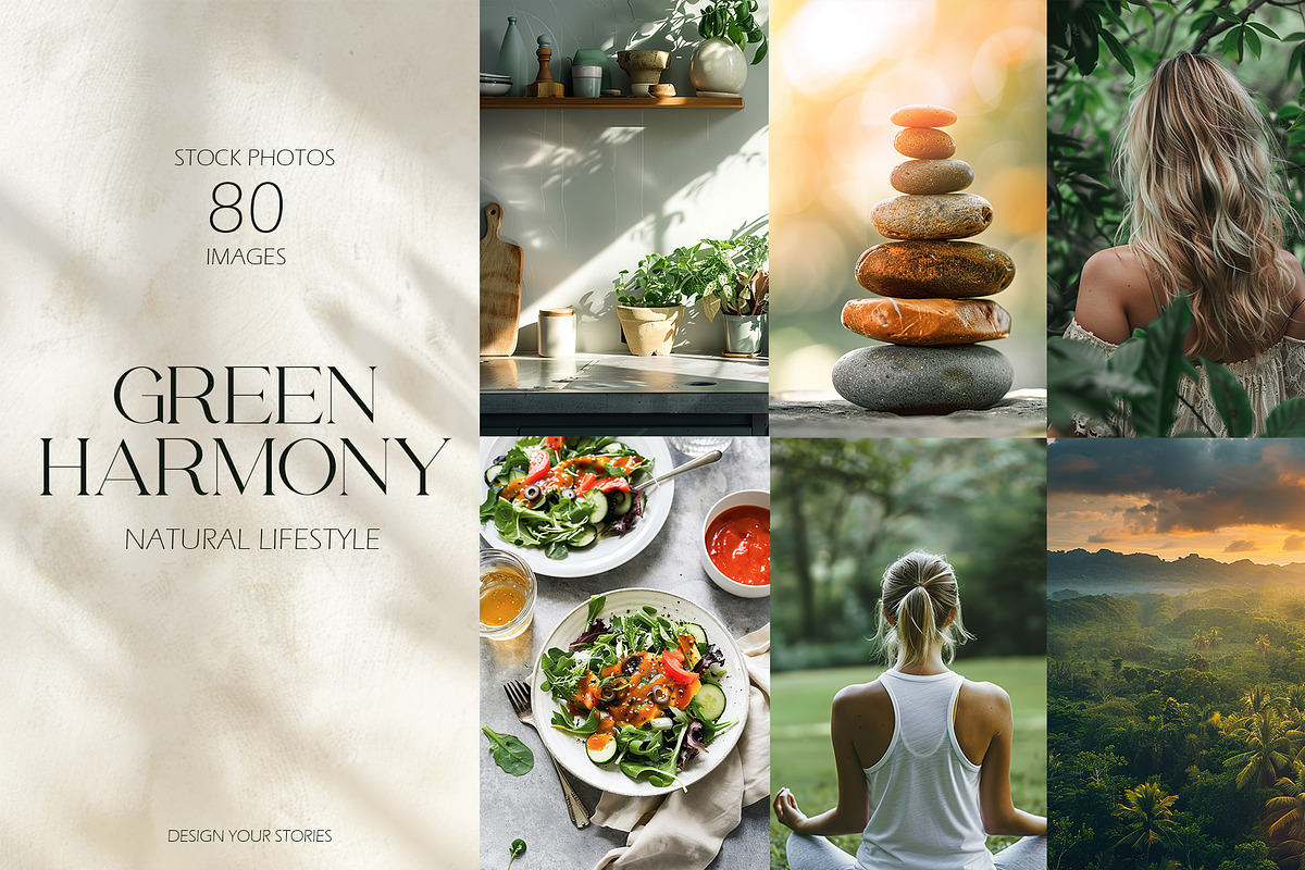 Green Harmony Stock Photo Bundle, a Nature Photo by Elena Dorosh (Photo 1 of 10)
