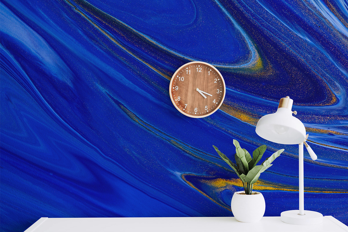 Golden & Blue textures, a Texture Graphic by Mirror Flow (Photo 7 of 12)