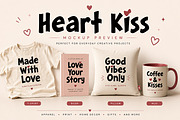 Heart Kiss – Playful Display Font, a Slab Serif Font by Wow Magic (Thumbnail 2 of 5)