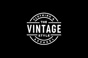 Vintage Retro Label Badge Stamp Logo