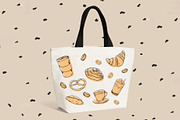 Bakery vector clipart coffee, an Illustration by Lidia's watercolor world (Thumbnail 7 of 8)