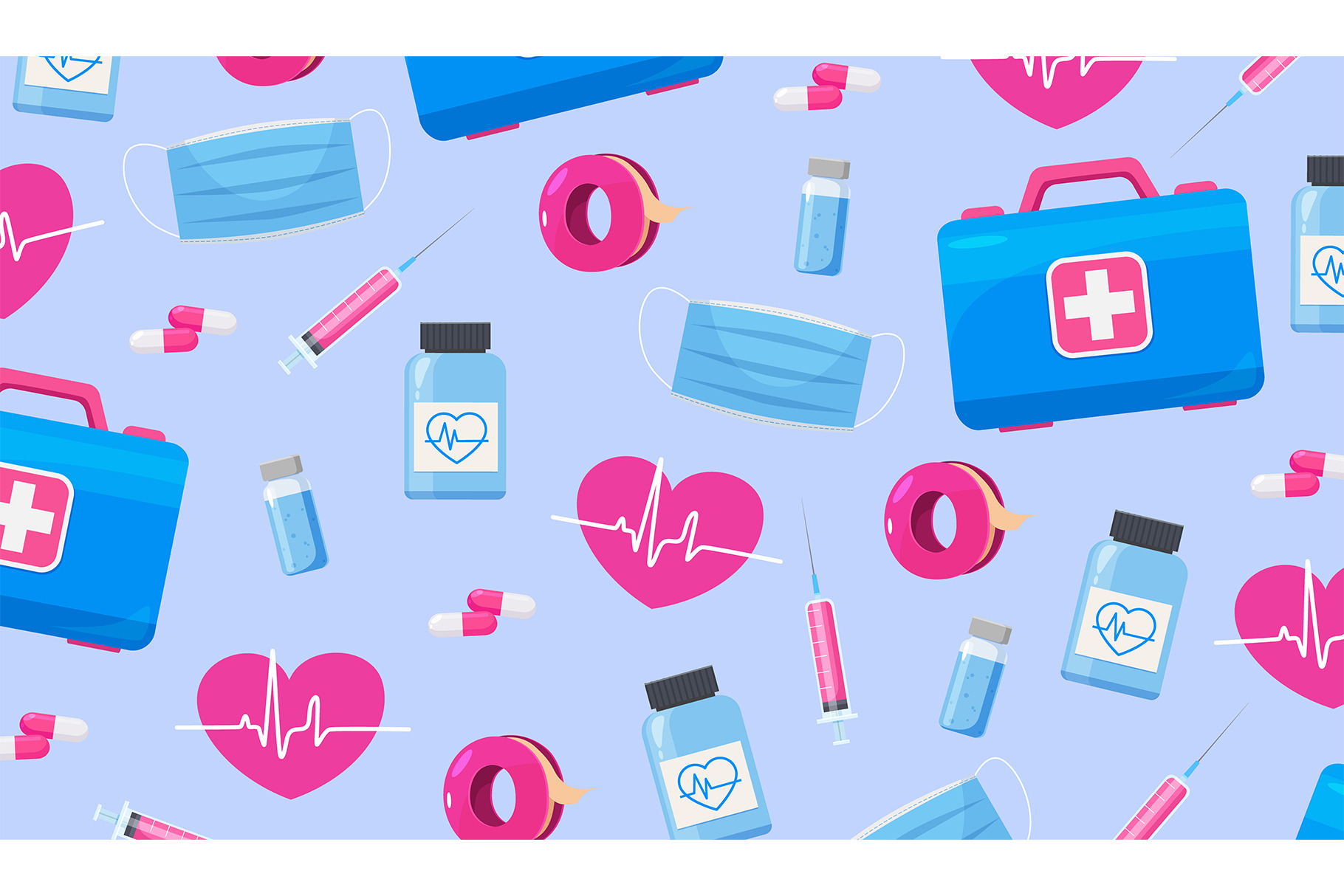 Vector medical background, a Healthcare Illustration by Elen_Art ...