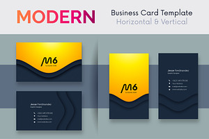 Modern Business Card Template V:131