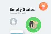 Empty States - Vol 01, an iPhone Mockup by Nimart (Thumbnail 5 of 5)