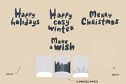 Cartoon Christmas animals and Santa, an Animal Illustration by essskina (Thumbnail 6 of 11)