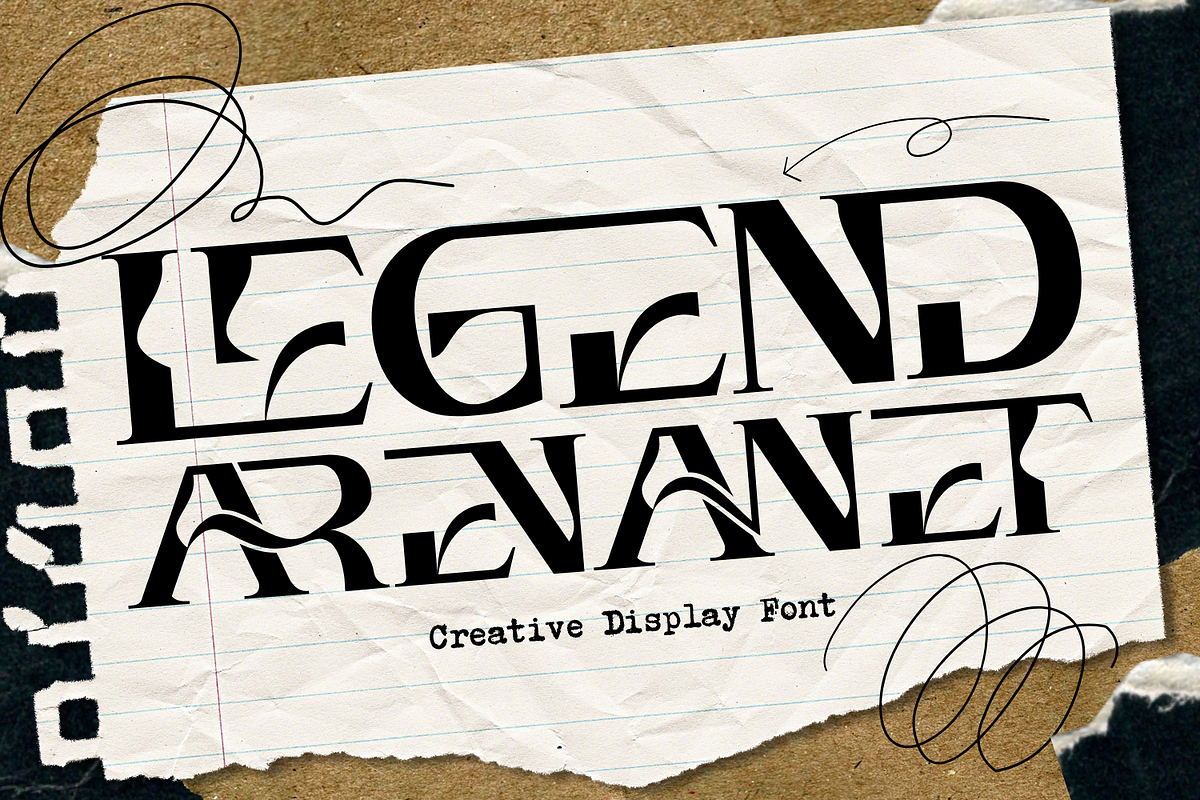 Legend Arenanet Font, a Serif Font by 177Studio (Photo 1 of 8)