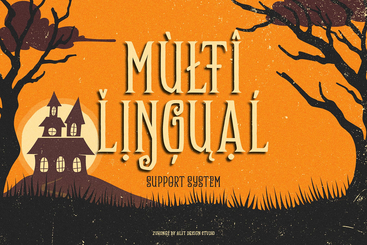 The Zukones Halloween Font, a Serif Font by alit design (Photo 15 of 16)