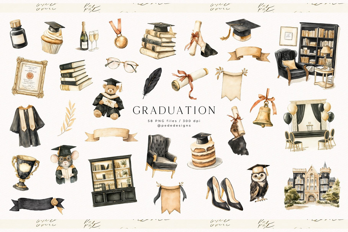 Graduation, an Illustration by PeDe Designs (Photo 4 of 25)