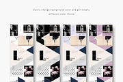 Instagram PUZZLE template -Geometric, a Social Media Template by CreativeFolks (Thumbnail 5 of 6)
