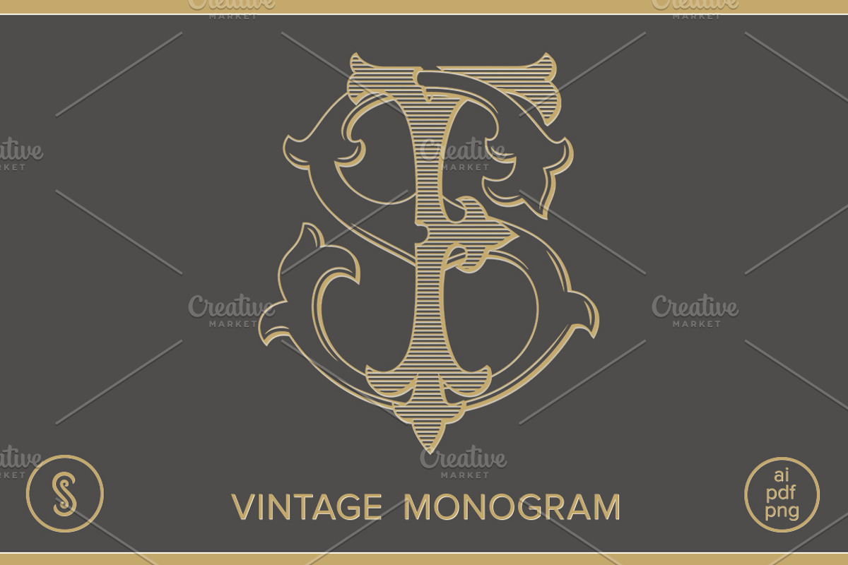 FS Monogram SF Monogram, an Illustration by Shuler Studio (Photo 1 of 6)