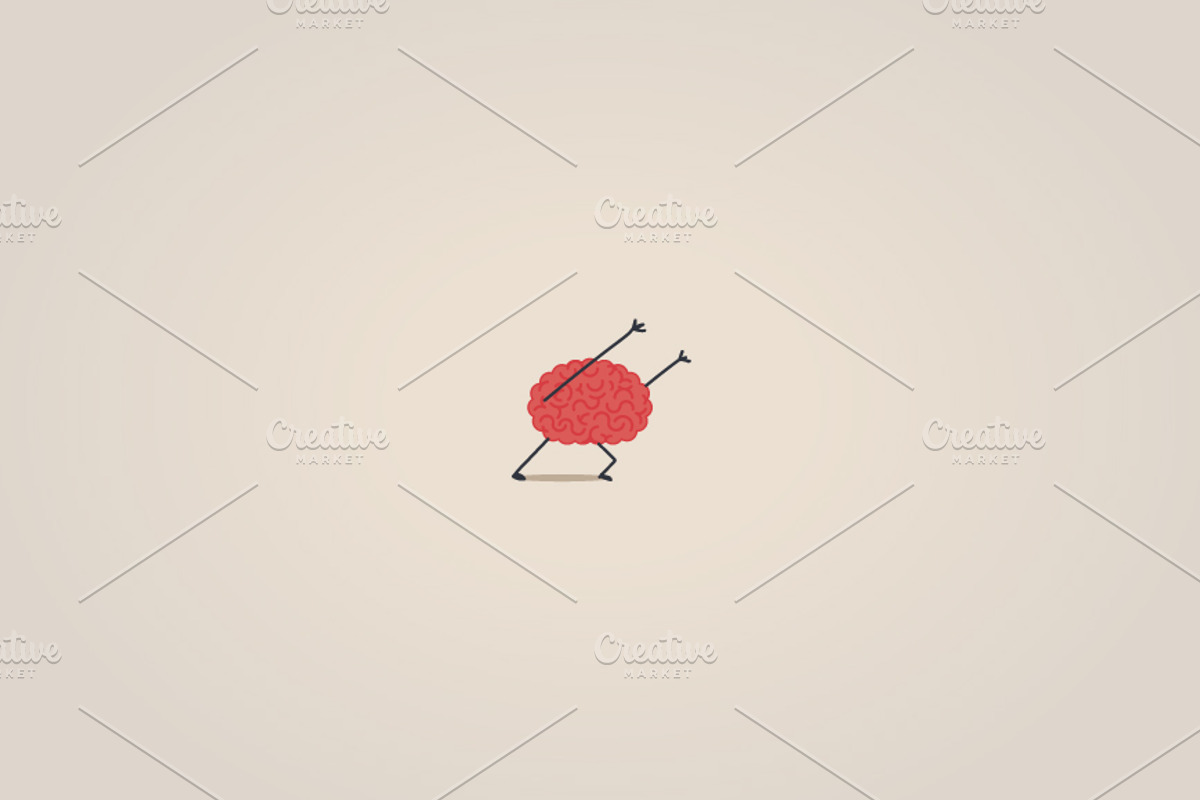 Brain character big set 2, a Person Illustration by Beatriz Gascón (Photo 2 of 4)