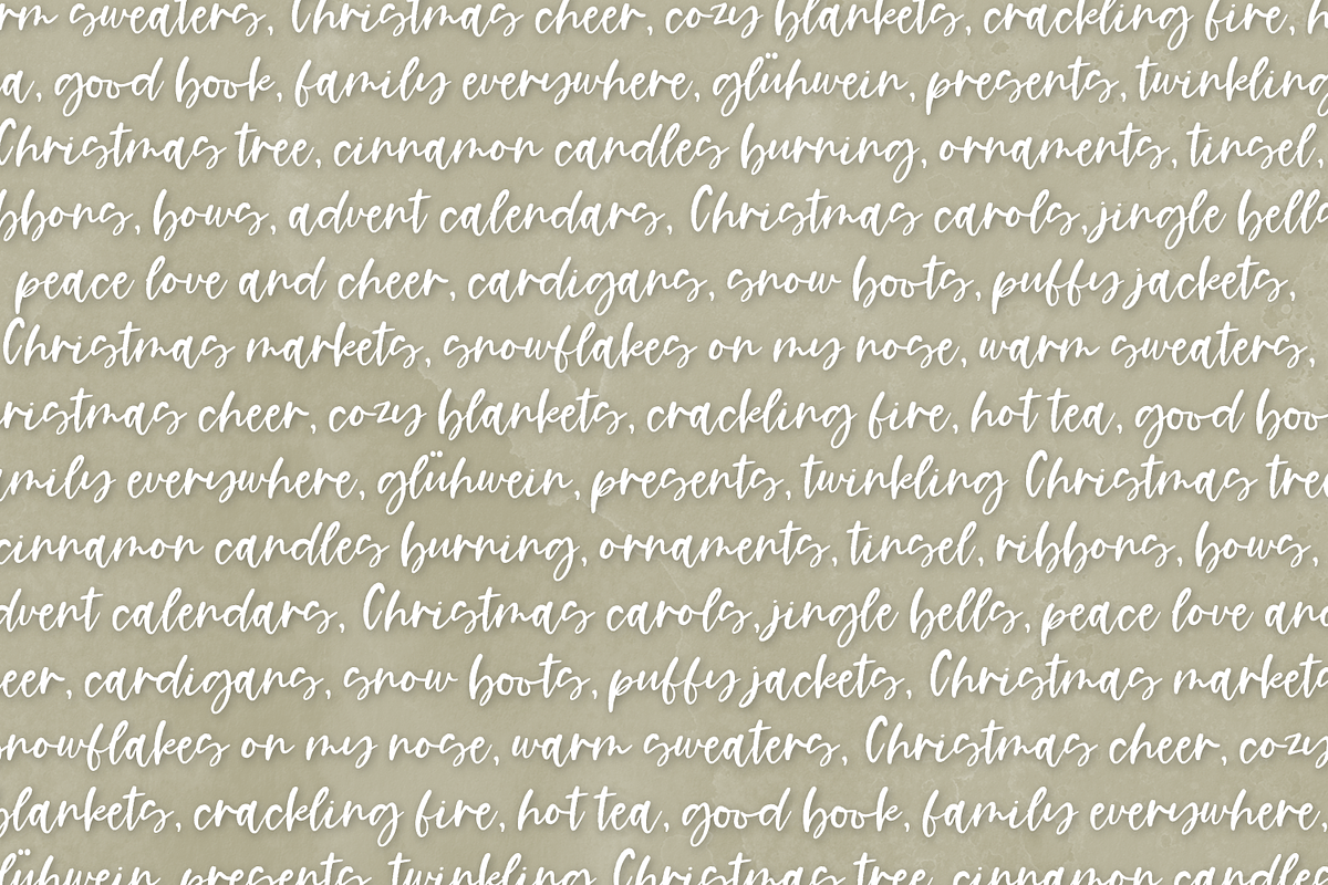 Cardigan Script, a Script Font by Beck McCormick (Photo 5 of 11)