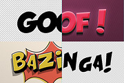 Cartoon Text Effects, a Brushes & More by Graphicdome (Thumbnail 5 of 5)