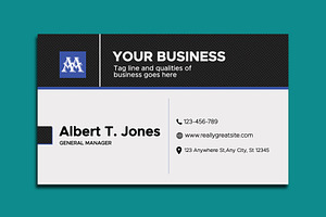 Clean Professional Business Card