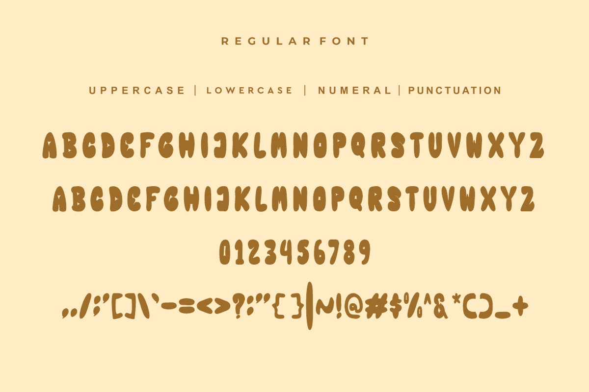 Chalk Bubble Font, a Handwritten Font by QR Design Studio (Photo 5 of 7)