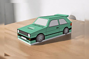 Car favor - 3d papercraft, a Print Template by PAPER amaze (Thumbnail 1 of 7)