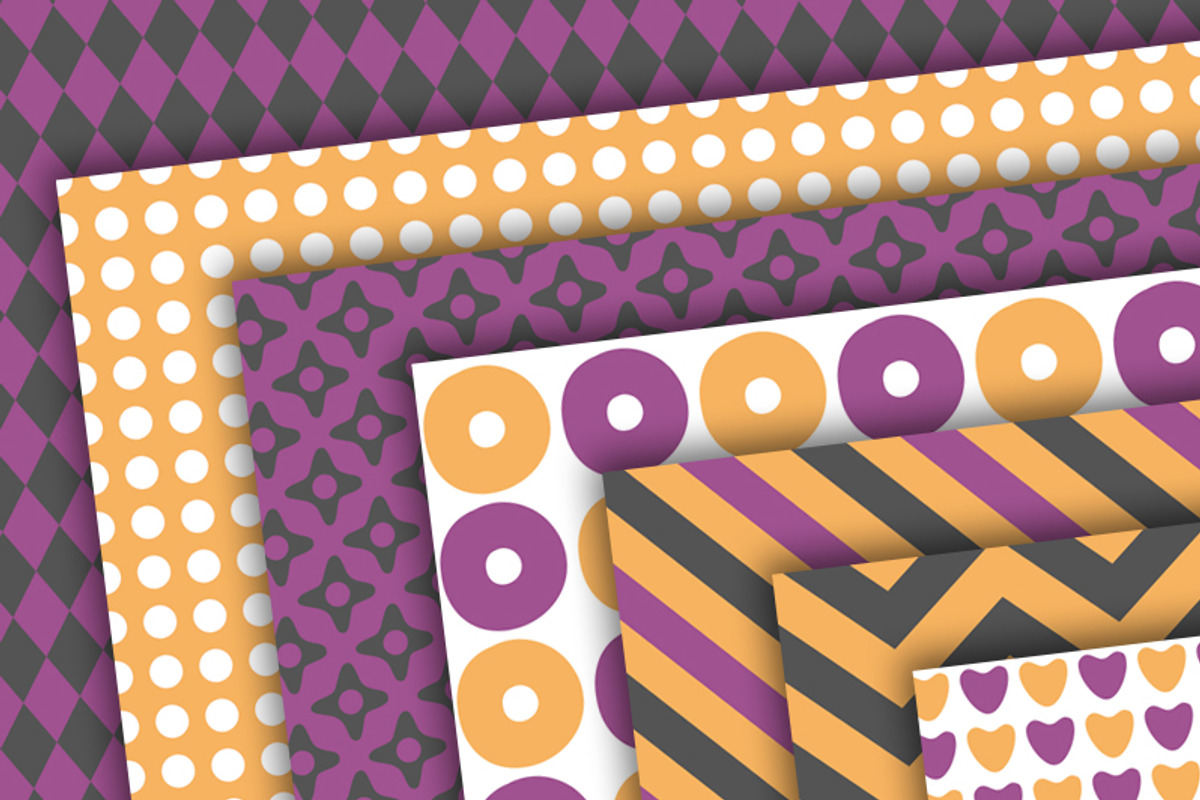 Halloween Digital Papers preview 2