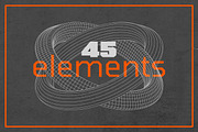 3D Wireframe Shapes | set 6, an Object Graphic by MaximGertsen (Thumbnail 5 of 7)