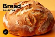 Bread. 43 images, a Food Illustration by Handmadefont (Thumbnail 1 of 11)
