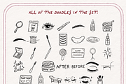 Lash Tech Clipart, Beauty Doodles, an Object Illustration by The October Creative (Thumbnail 4 of 6)