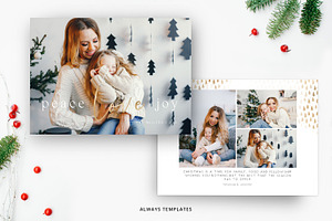 Christmas Card Template CC118