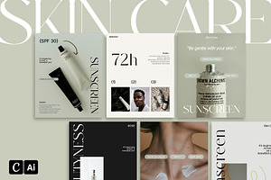 Rose - Skin Care Instagram Post, a Social Media Template by Templeste