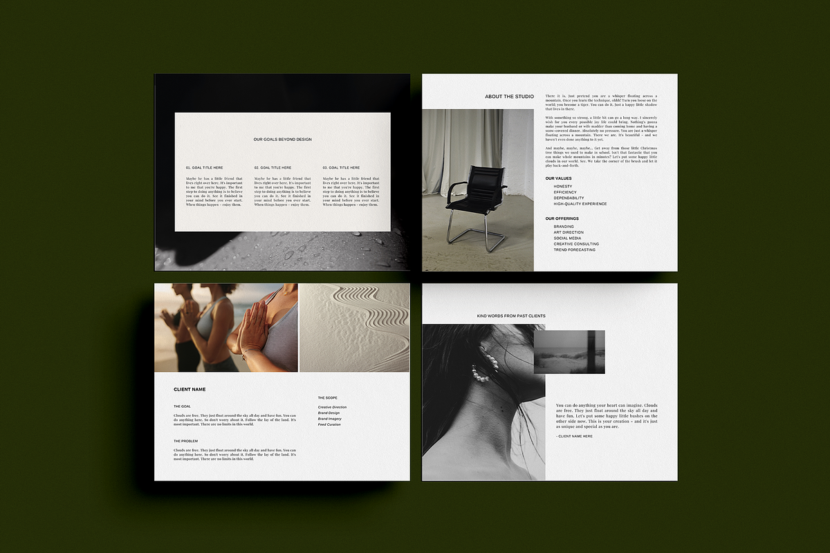 Olivia | Project Proposal CANVA, a Presentation Template by Luna Soul Design (Photo 4 of 7)