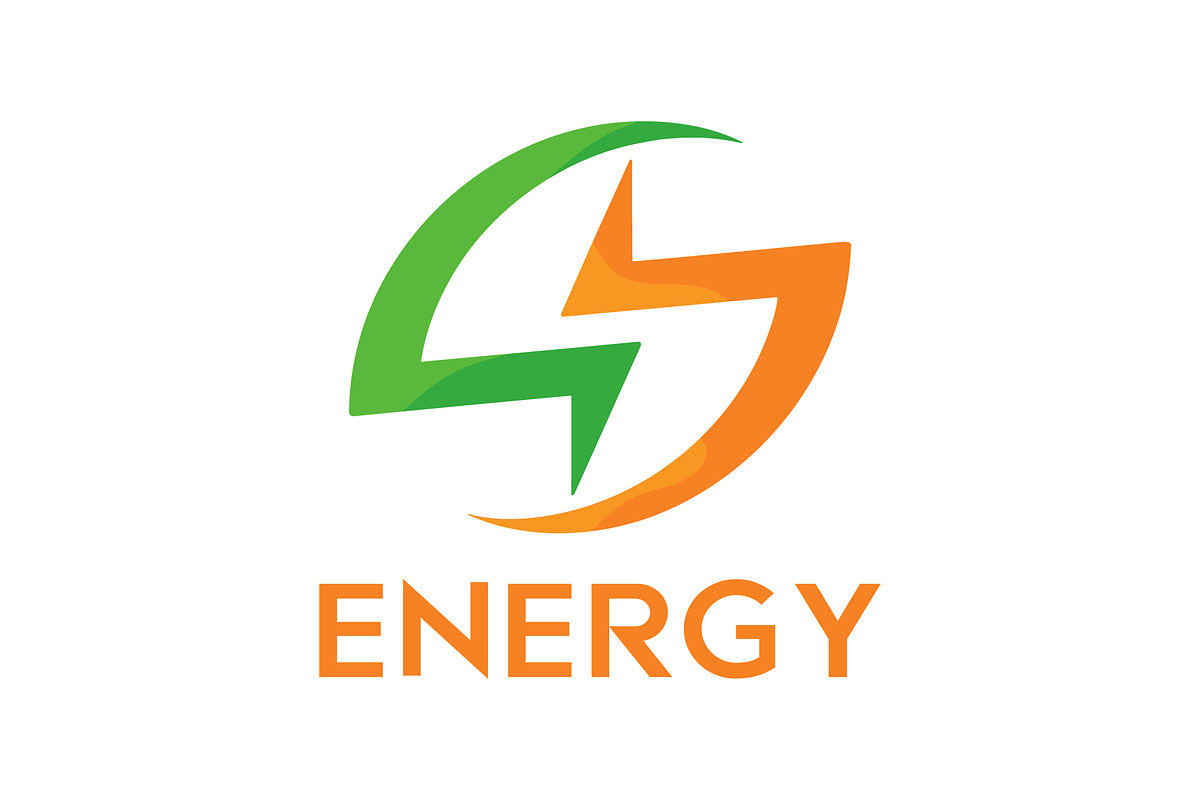 Energy Logo | Green & Solar, a Technology Illustration by Master Design