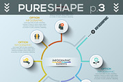 Pure Shape Infographic Bundle, a Presentation Template by Andrew Kras Design (Thumbnail 23 of 26)