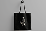 Skeleton Meditating with Headphones, an Object Illustration by nomlimo.com (Thumbnail 2 of 3)