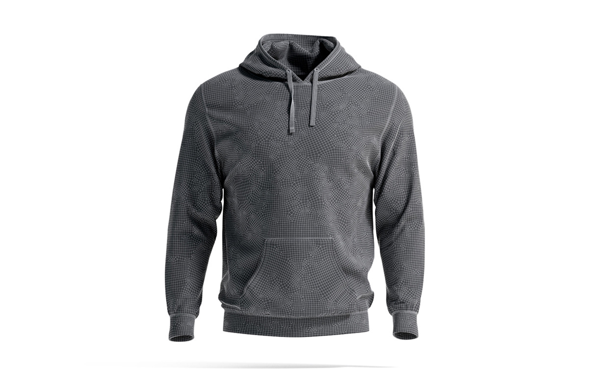Black Sports Hoodie 3D Model, an Object 3D Model by rebrandy (Photo 7 of 9)