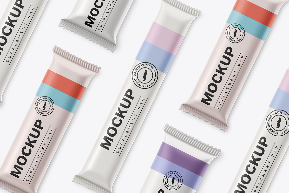 Supplement Protein Bar Mockup, a Print Template by Mockupdaddy (Photo 2 of 17)