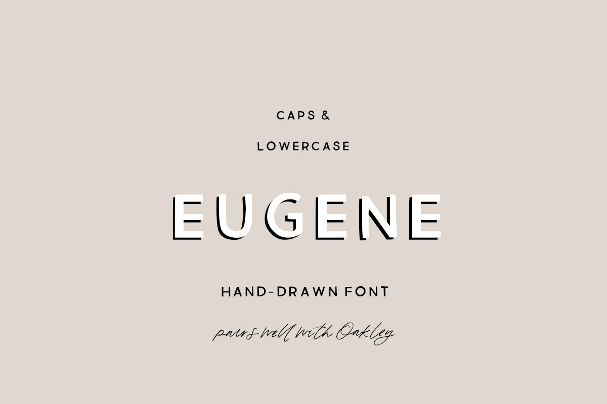 Eugene: Tough & Tender San Serif, a Sans Serif Font by Margot + Co (Photo 10 of 10)