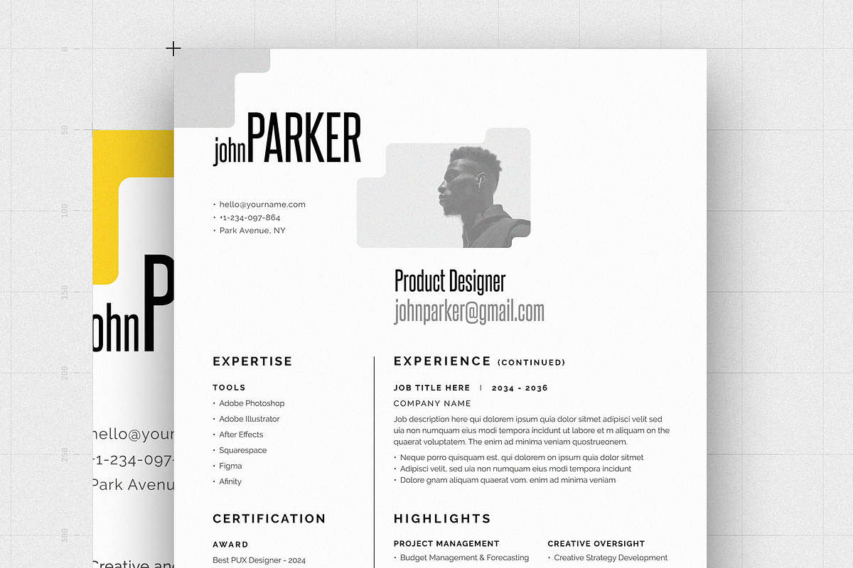 Resume/CV, a Resume Template by Reuix Studio (Photo 2 of 5)