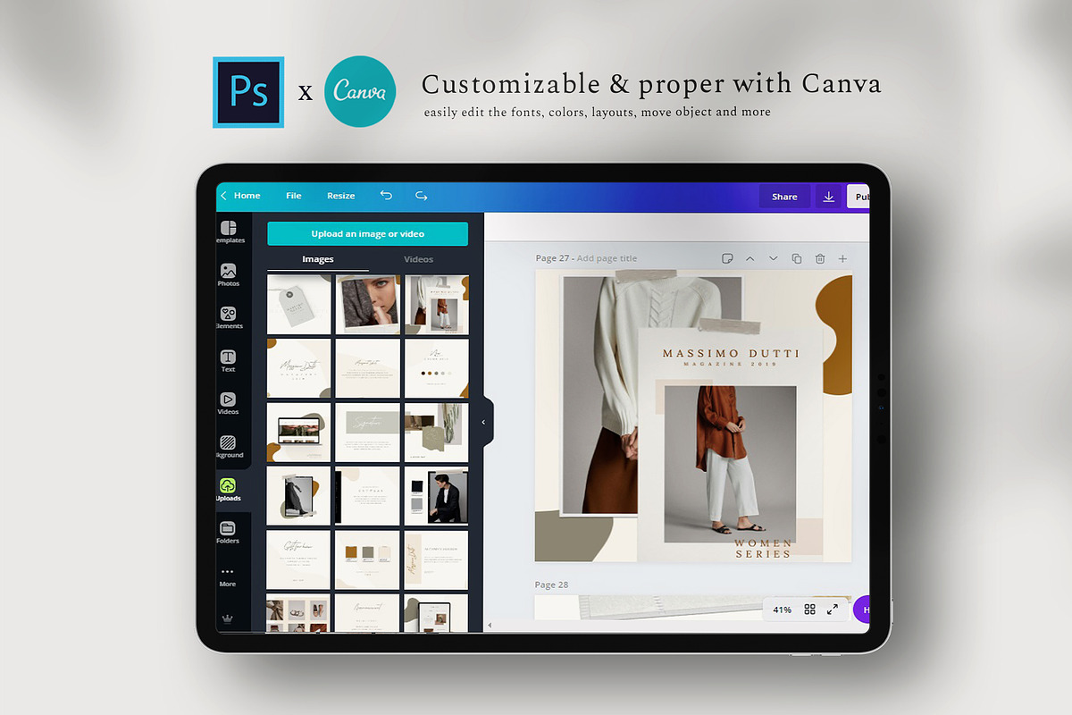 Instagram Puzzle Luis - Canva & PS, a Social Media Template by Eviory