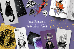 Halloween Witches Set