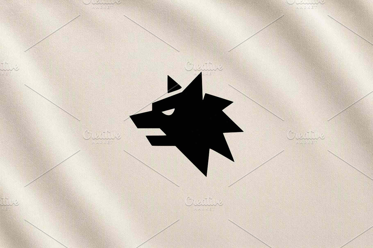 Aggressive Wolf Silhouette, an Animal Illustration by Vectorium Studio (Photo 3 of 4)