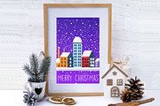 City landscape Christmas, a Decorative Illustration by AlexZeL (Thumbnail 4 of 8)