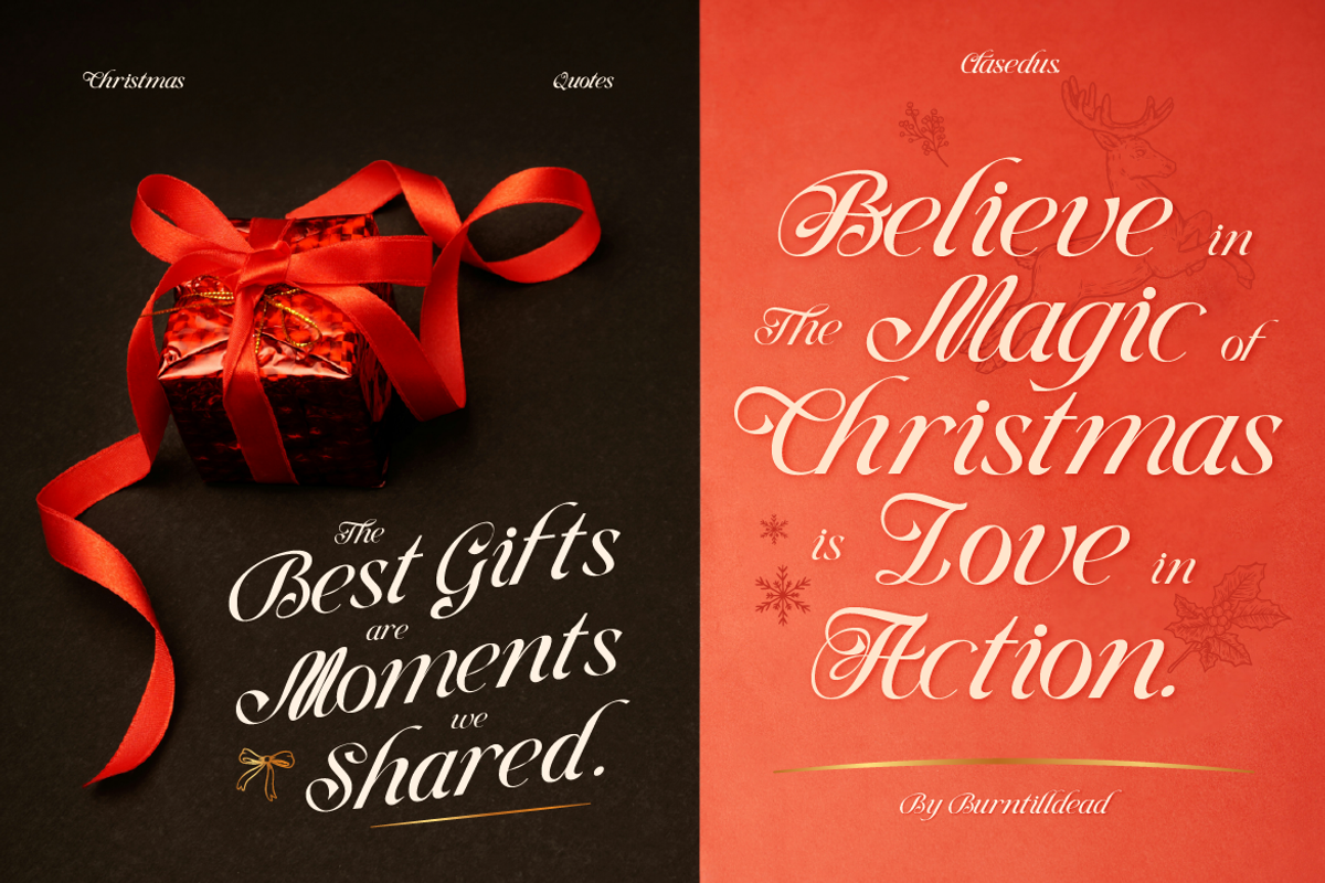 The Clasedus, a Script Font by Burntilldead (Photo 11 of 13)