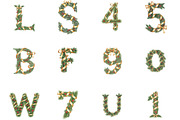 Watercolor Christmas Alphabet, an Illustration by Designking (Thumbnail 3 of 5)