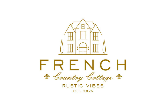 Vintage Retro Luxury House Logo preview 2