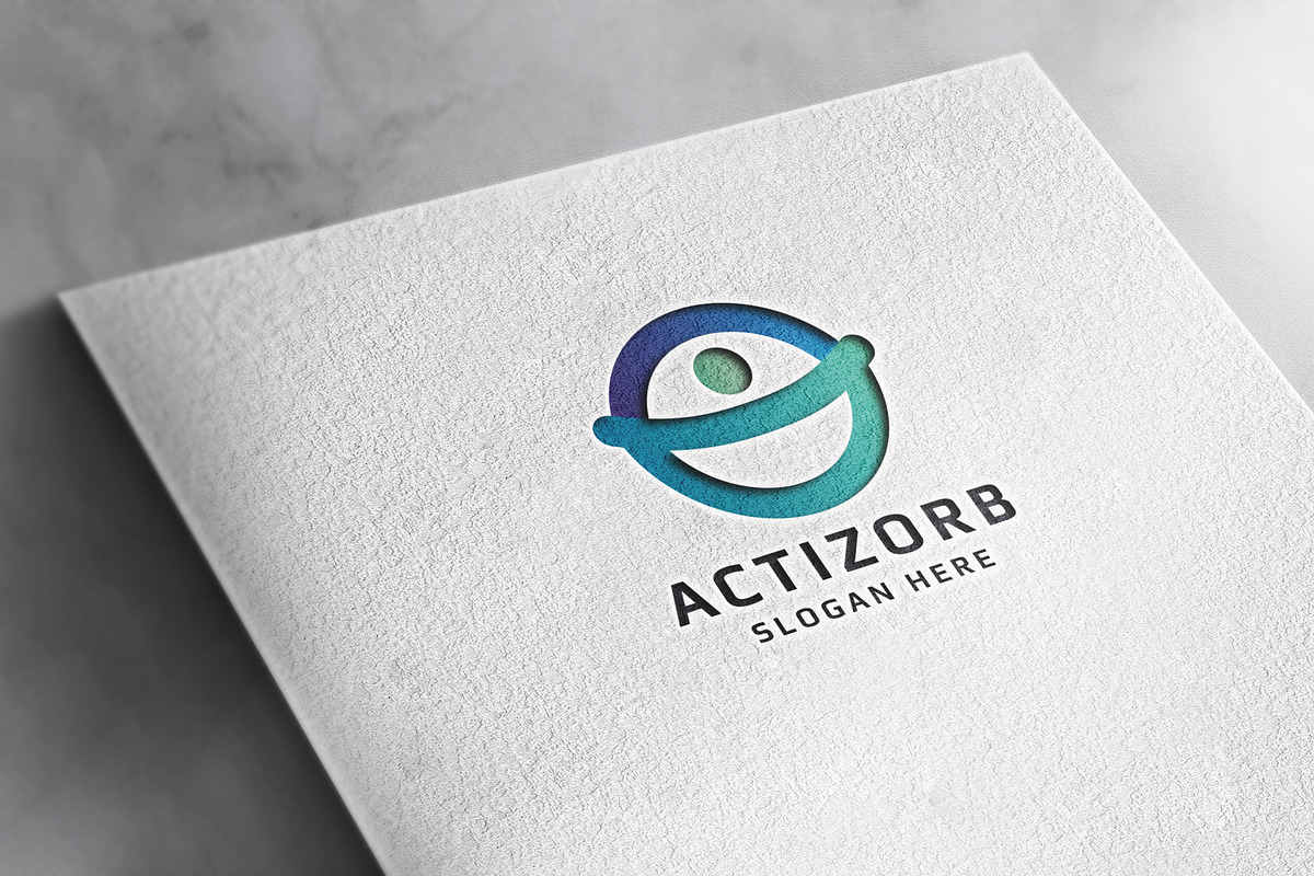 Zorb Human Action Logo, a Branding & Logo Template by Design_Planet