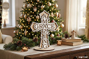 Christian Standing Cross SVG Bundle, a Decorative Illustration by svgocean (Thumbnail 2 of 11)