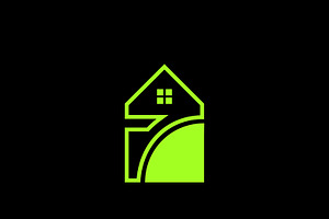 House icon logo. Home real estate, a Branding & Logo Template by Design Store