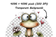 Valentine Lovers Whimsical Animals, an Illustration by one-touch (Thumbnail 10 of 13)