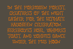 Ghoul Bones Display Font