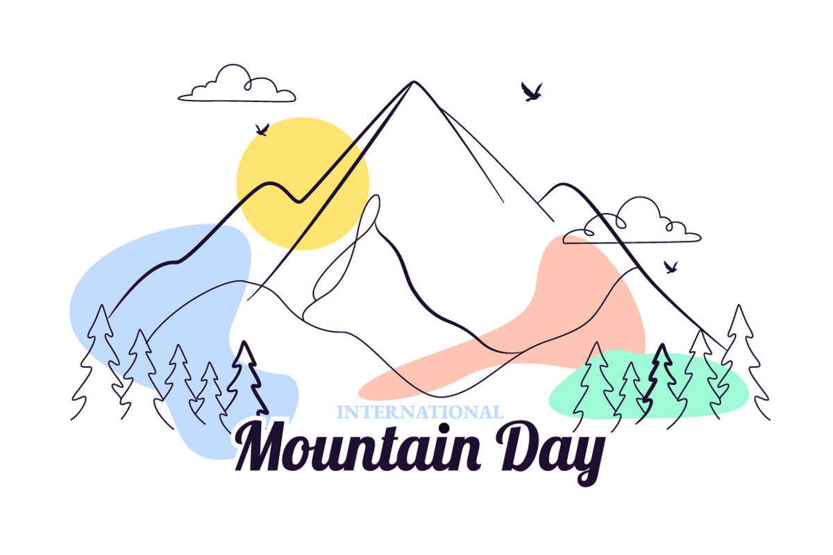 7 International Mountain Day, a Seasonal Illustration by denayunebgt (Photo 3 of 4)