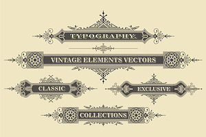 Vintage Vector Elements