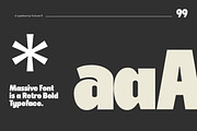 Massivemoon, a Sans Serif Font by Fortunes Co (Thumbnail 3 of 11)